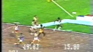 Olimpiade di Mosca 1980: vittoria di Pietro Mennea nei 200 metri piani.