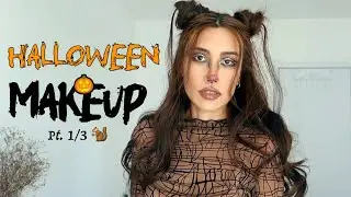 Halloween Makeup + Hair Tutorial 🎃Pt.1 Squirrel 🐿️Of Animal Series 2021