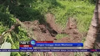 Longsor di Tabanan Bali Ganggu Akses Wisatawan - NET 12