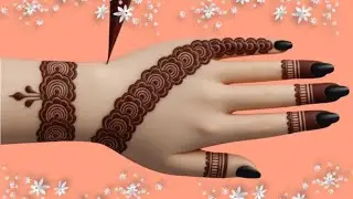 New Easy Henna Design | Mehndi Designs For Hands | Girls Mehndi Design | New Mehandi Design 2026