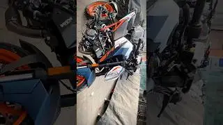 All New KTM Duke 160 Silver Metallic Matt Atlantic Blue #shorts #duke160 #ktmindia #viral