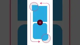 How to round off corners in InDesign. #Shorts #InDesign #Tutuorial