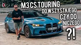 BMW M3 CS Touring na trasie wyścigu g&oacute;rskiego Limanowa