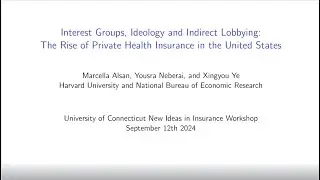Interest Groups, Ideology, and Indirect Lobbying: The Rise of Private Health Insurance in the U.S.