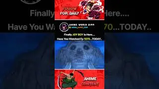 Luffy becomes Joyboy | One Piece Episode 1070 #luffy #luffygear5 #joyboy
