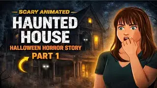 Haunted House Halloween Horror Story (Animated) | Scary Ghost Story in English | Part 1