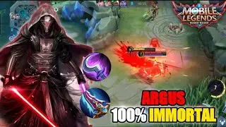 ARGUS HACK DAMAGE BUILD 2022❗BUILD TOP GLOBAL ARGUS | EASY TO MHYTIC - MOBILE LEGENDS