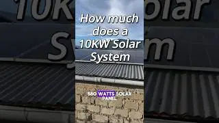 How much for a 10kw solar system #solarsystem #offgridsolar #solarpanel #solarenergy