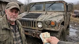 Asmr Car Restoration! Full Restoration of a Military Humvee from Total Disrepair to Looking New