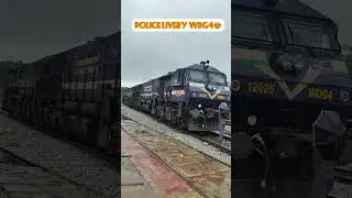 a very rare WDG4 loco in police livery 🔥😍 #yt #trending #shorts #viral