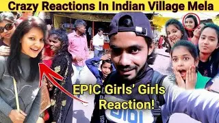 Crazy Girl Funny Public Reaction Prank Video | It's Parul Goun 