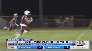 SJO's Ingram, Roesch win Friday Football Fever Play of the Week