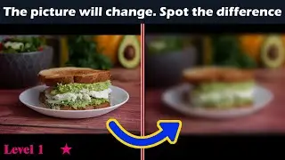 Spot the changing difference #856 | Pictures Puzzle | The photo will change | Brain training