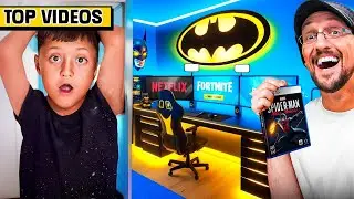 Surprising Our SONS with a 24-Hour GAMING MARATHON! | FV Family Top Videos