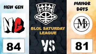 BLOL SAT LEAGUE Game For S1W2-011726 @ KIPP  #basketballleagueoflegends#blol MANOR BOYS v NEW GEN 