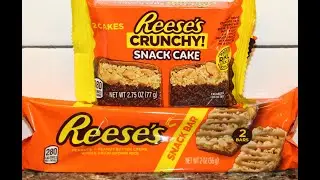 Reese&rsquo;s Crunchy Snack Cake & Reese&rsquo;s Snack Bar Review
