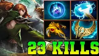23 Kills Windranger !! Windranger Dota 2 Carry Mid Lane 7.39 Meta Pro Gameplay Build Guide