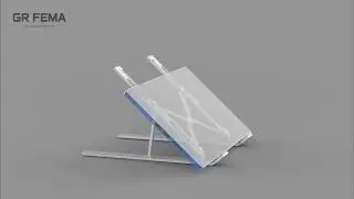 GRIFEMA GB1054 Support Ordinateur Portable R&eacute;glable
