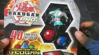 NEW BAKUGAN PRO SECRETS OF THE GEOGAN HAOS SHARKTAR ULTRA STARTER SET UNBOXING!