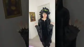 I tried Toothless' dance 🤣 #toothless #httyd