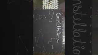 Project on constellation ||Science project ||#Shorts||plz support our channel🙏🙏...