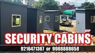 Portable PUF Insulated Security Cabins for VIP Persons | 9216471367