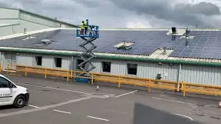 Rooftop Robotic Solar Panel Cleaning Wiltshire