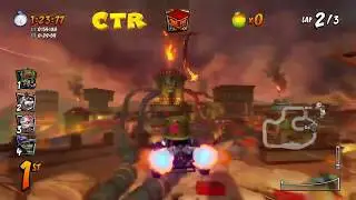(193) Crash Team Racing: Nitro Fueled Walkthrough - Megamix Mania - CTR Challenge (Hard)