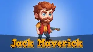 Jack Maverick || 2D Animated Character || #2dcharacteranimation #2dcharacter #2dcharacterdesign