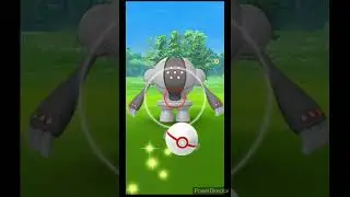 Pok&eacute;mon GO | Finally Caught Registeel During Debut Raid Boss Battle #shorts  #registeel #legendary