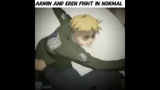 Armin and eren #attackontitan #anime #shortsfeed
