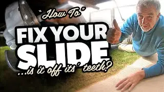 HOW TO FIX YOUR RV SLIDE: Broken cog, slide not moving?  Easy fix your 5th wheel slide not sliding!