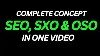 Difference between SEO, SXO & OSO. #searchengineoptimization #seo