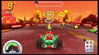 Starlit Kart Racing | Lava Chambers