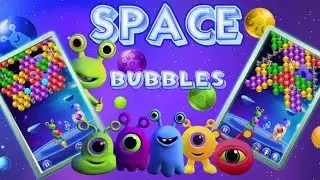 3D Alien Space Bubble Shooter Gameplay Android