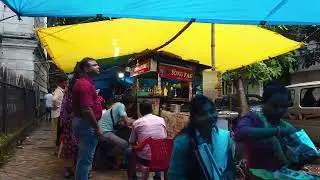 Walking through Sudder Street in Kolkata in the morning, West Bengal IN 4K