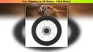 Dirt Bike Front Wheel Assembly Front Wheel Rim Tire 17 Inch High Strength Easy