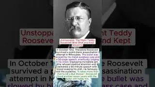 Unstoppable: The Night Teddy Roosevelt Was Shot and Kept Speaking