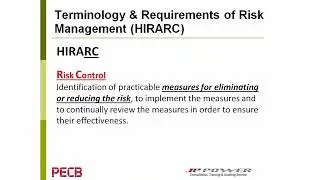 Occupational Hazard Identification Risk Assessment and Risk Control