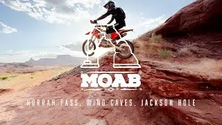 Dirtbiking in Moab, Utah - Hurrah Pass, Wind Caves, Jackson Hole | Dirtbike Adventures