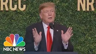 President Donald Trump Mocks Biden During NRCC Speech | NBC News