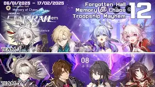 Memory of Chaos 12 - All E0S0 - Feixiao + Firefly - Troopship Mayhem -  เรือหลงทิศ