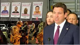 🚨 REDADA MASIVA de ICE EN FLORIDA 🚨 DeSantis revela que 1,120 inmigrantes fueron arrestados