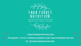 Tara Torres Nutrition - Welcome!