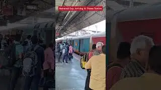 Netravati Express Arrival at Thane Station | Mumbai to Thiruvananthapuram #netravatiexpress #train