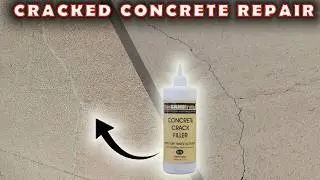 DIY concrete crack repair, done fast with no mess.