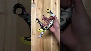 Reaver Karambit RGX Knife Yoru Comb Octane Heirloom Metal Replica #valorant #unboxing #apex #octane