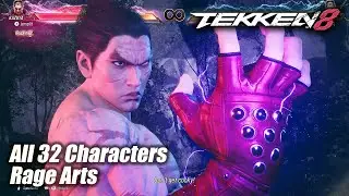TEKKEN 8 &bull; Rage Art for All 32 Characters Showcase