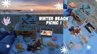 WINTER PICNIC AT THE BEACH // GRWM ! What to pack ? Food? Romantic Date