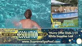 New Year's Resolution Sale 2026 | 30 Second Commercial | Supreme Spa & Pool